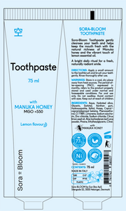 Toothpaste with Manuka Honey and Lemon Flavour